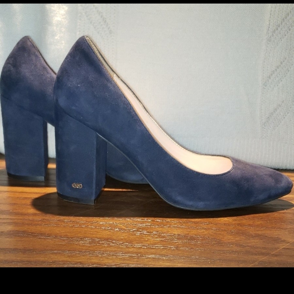 Cole Haan Blue Grand OS Alanna Suede Pump Heel Size 6B
